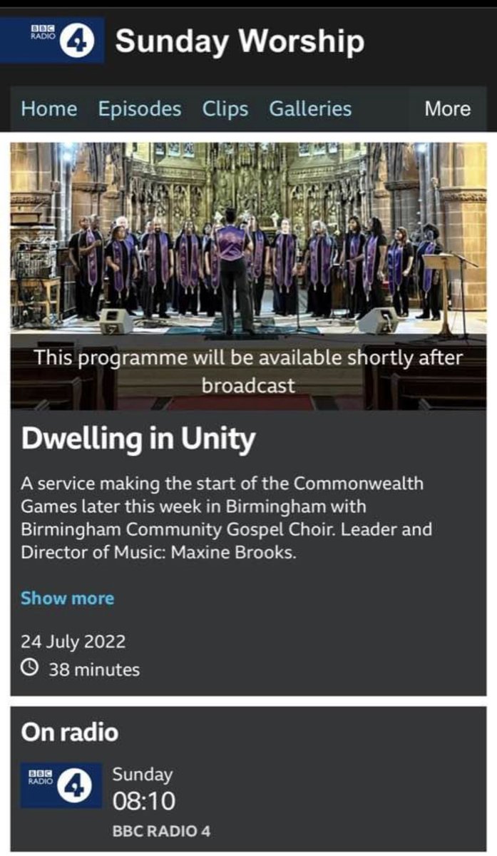 Please join us tomorrow morning 🙏🏾