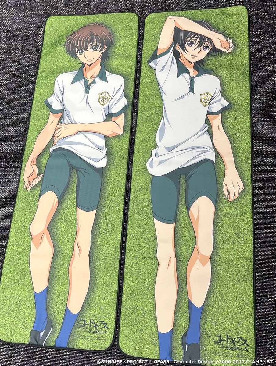 グッズ】 ルルーシュとスザクの新規描き下ろしイラストを使用した