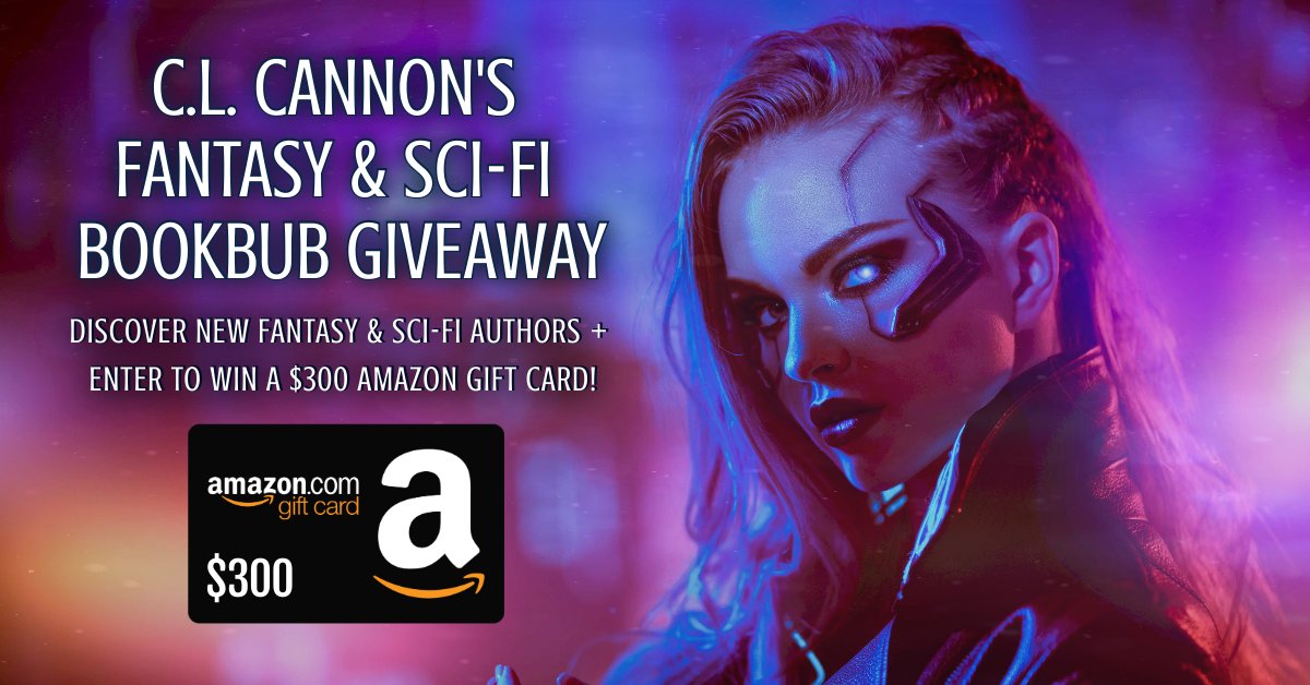 CLCannonAuthor's tweet image. ⚔️ It's time to win the big bucks again! Follow some amazing Fantasy &amp;amp; Sci-fi authors on Bookbub and enter to win a $300 Amazon gift card! 👑
💰 Enter here: bit.ly/sffsummerbb 💫
#bookbub #indieauthors #amreading #amreadingfantasy #amreadingscifi