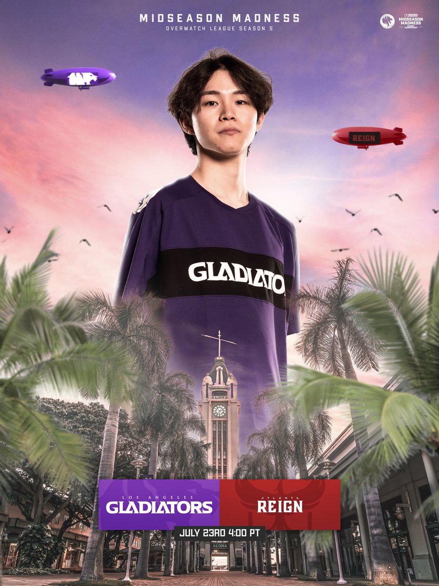 Los Angeles Gladiators (@lagladiators) on Twitter photo We've reached the final day of the Midseason Madness tournament - only <a href="/ATLReign/">Atlanta Reign</a> stands in our way of making Finals.
We'll see you at 4PM PT! #ShieldsUP We've reached the final day of the Midseason Madness tournament - only <a href="/ATLReign/">Atlanta Reign</a> stands in our way of making Finals.
We'll see you at 4PM PT! #ShieldsUP