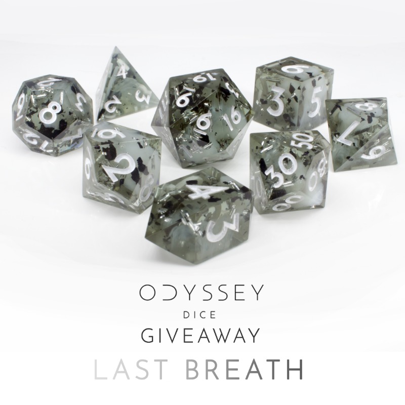 Odyssey Dice Company on Twitter "Time for one of our last giveaways