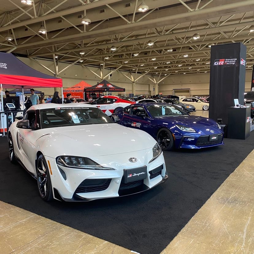ToyotaCanada's tweet photo. .@IMPORTFEST_2022 – we are glad to be back! Visit our booth in Toronto and get to know our #TOYOTAGAZOORacing lineup. But be forewarned, you’ll definitely want to take one home 😉 https://t.co/MVz9kWb3Yr