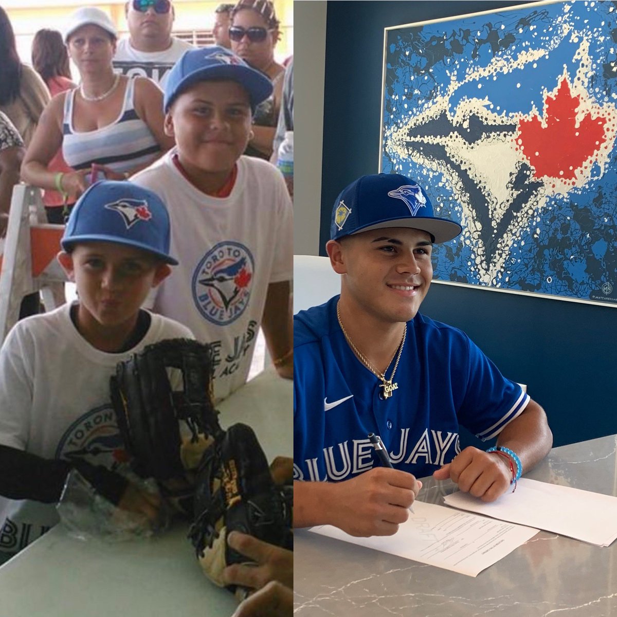 Brandon Bishoff (@tiegoes2runner) on Twitter photo From <a href="/BlueJaysAcademy/">TBJ Baseball Academy</a> in Puerto Rico to signing with the <a href="/BlueJays/">Toronto Blue Jays</a> … congrats @SamuelH18741540 #nextlevel From <a href="/BlueJaysAcademy/">TBJ Baseball Academy</a> in Puerto Rico to signing with the <a href="/BlueJays/">Toronto Blue Jays</a> … congrats @SamuelH18741540 #nextlevel