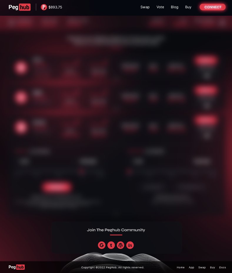 peghubdao's tweet photo. 🔥OFFICIAL LAUNCH DAY HAS BEEN SET🔥

A new era in #DeFi begins Tuesday, July 26 with the PegHub redesign! Get ready to see how simple DeFi can be!  

Check out this sneak peek! 👀 

Are you ready!!? Get your $PHUB before it moons!

$BTC $ADA $DOT $ATOM $BNB $ETH $BUSD https://t.co/qzq2d1aCtd