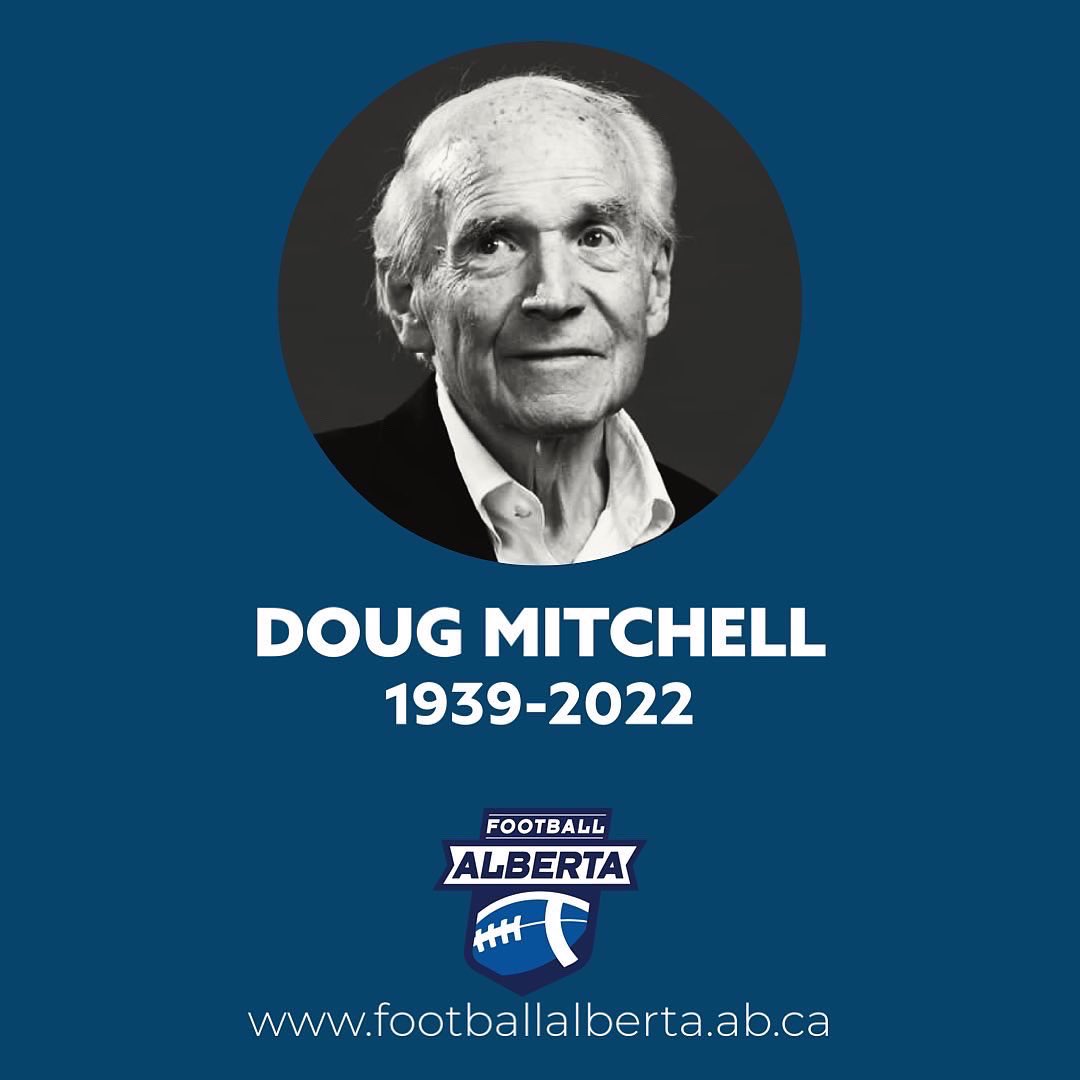 FootballAlberta's tweet photo. Our deepest condolences to Doug Mitchell’s family and friends, as we mourn the loss of a football stalwart.
🏈🏈
Mitchell, who was a former CFL Commissioner passed away this week at the age of 83.
🏈🏈
#football #cfl #dougmitchell #footballalberta https://t.co/PGwIbwSeRy