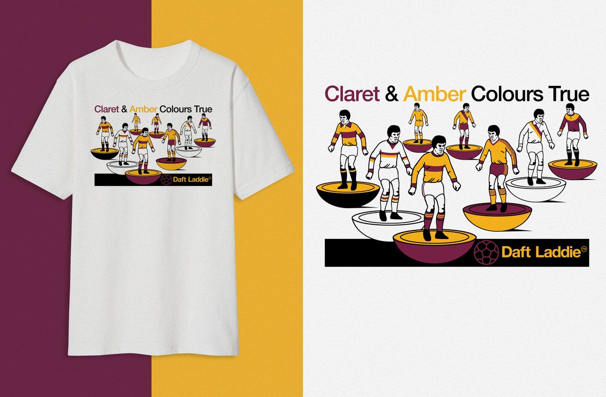 Re-run of the sold out Colours True design imminent. Add your size in comments if you missed out first time round. Only open tonight and tomorrow though so go to it.
#daftladdie
#motherwell
#dressers
#subbuteo
#claretandamber
#bois