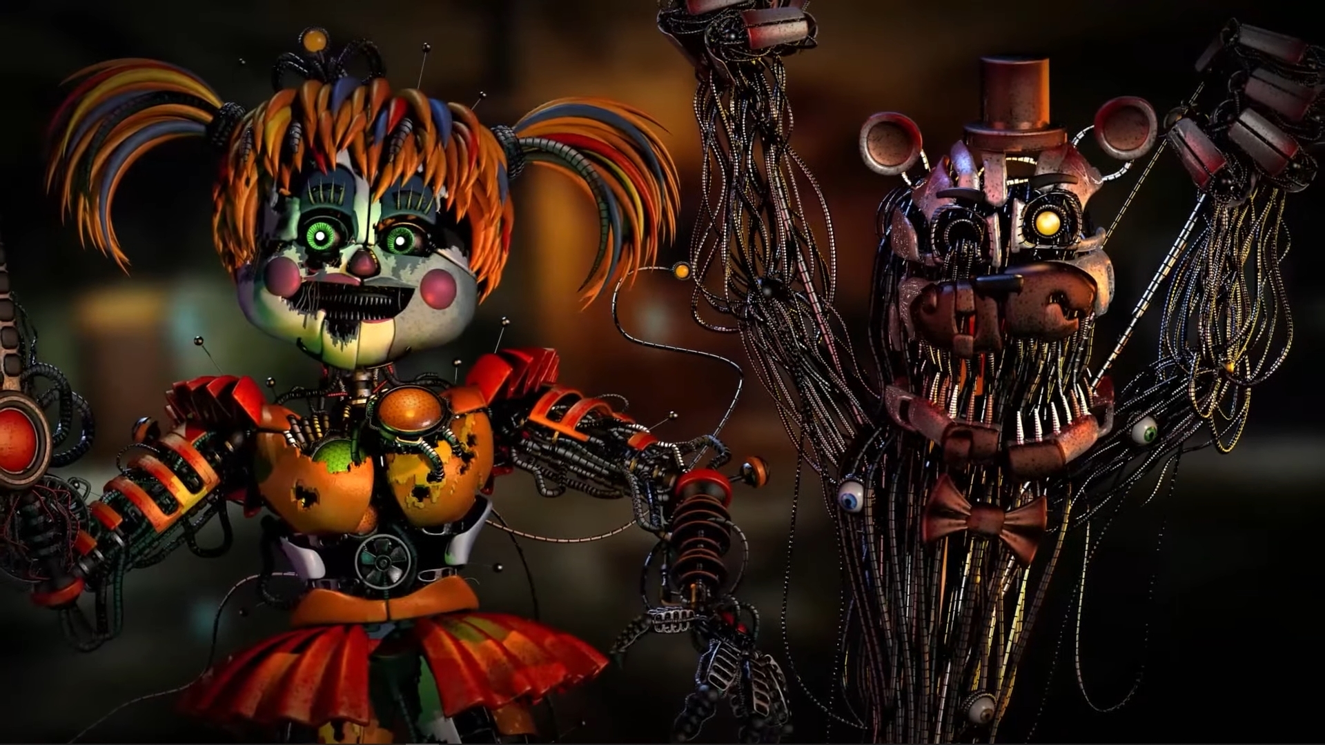 What do you think molten Freddy and scrap baby got up to after