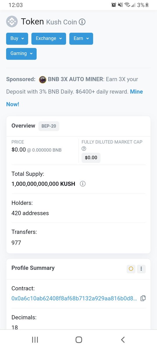 Kush Coin is at 420 Holders!!

Check your Wallets, Airdrops are going in right now.
