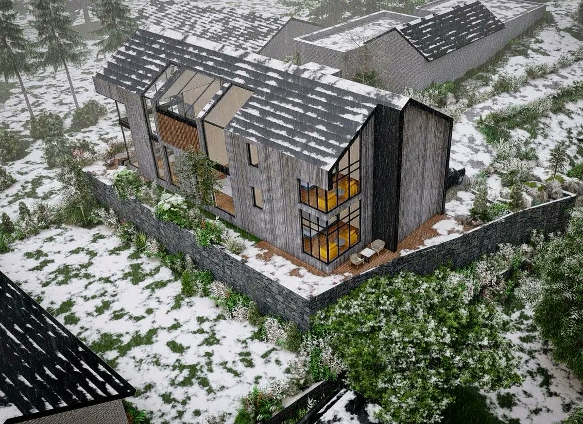 AhsanJahangir_'s tweet image. Work2022, Residential Project ✌️
#work2022 #archviz #architecture #exteriordesign #facadedesign #residential #residence #mountain #mountainresidence #architecturalrendering #visualization #3drender #3dvisualization #workinprogress #concept #conceptualdesign #perspective #3d