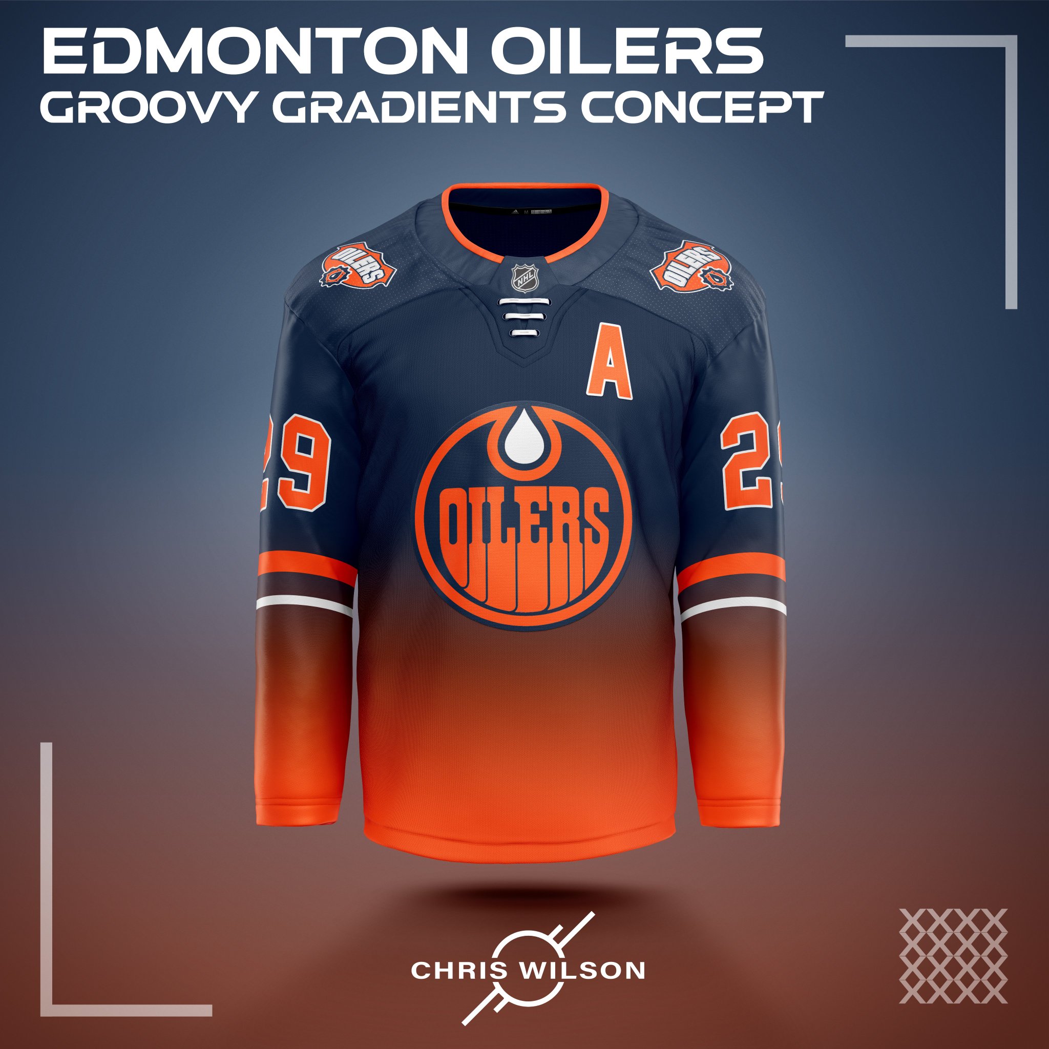 Edmonton Oilers alternate jersey concept