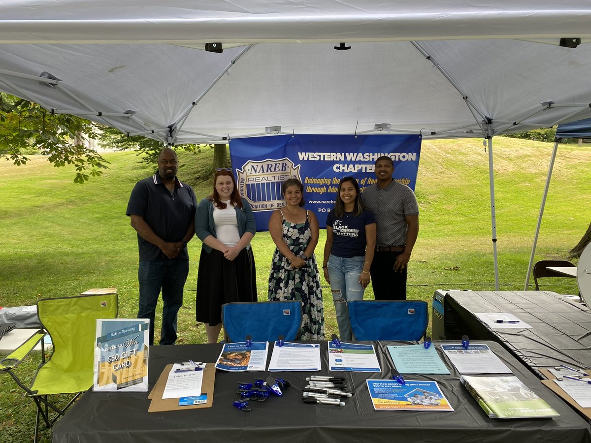 Come visit the <a href="/REALTIST_NAREB/">NAREB</a> booth at the Mosaic Festival in the <a href="/CityofTacoma/">City of Tacoma</a> to learn about NAREB and down payment assistance!