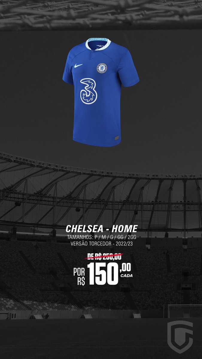 CamisaPesada's tweet photo. 🔵 THE BLUES!
O novo manto titular celebra Ted Drake, ex-treinador, responsável pelo primeiro título inglês, e que fez uma verdadeira transformação no clube nos anos 50.

Adquira já: 

👕 Chelsea Home 22/23 
📲 https://t.co/5x5wyAdXT2

#camisapesada
#asuafootballstore https://t.co/aTaHlwV3IV