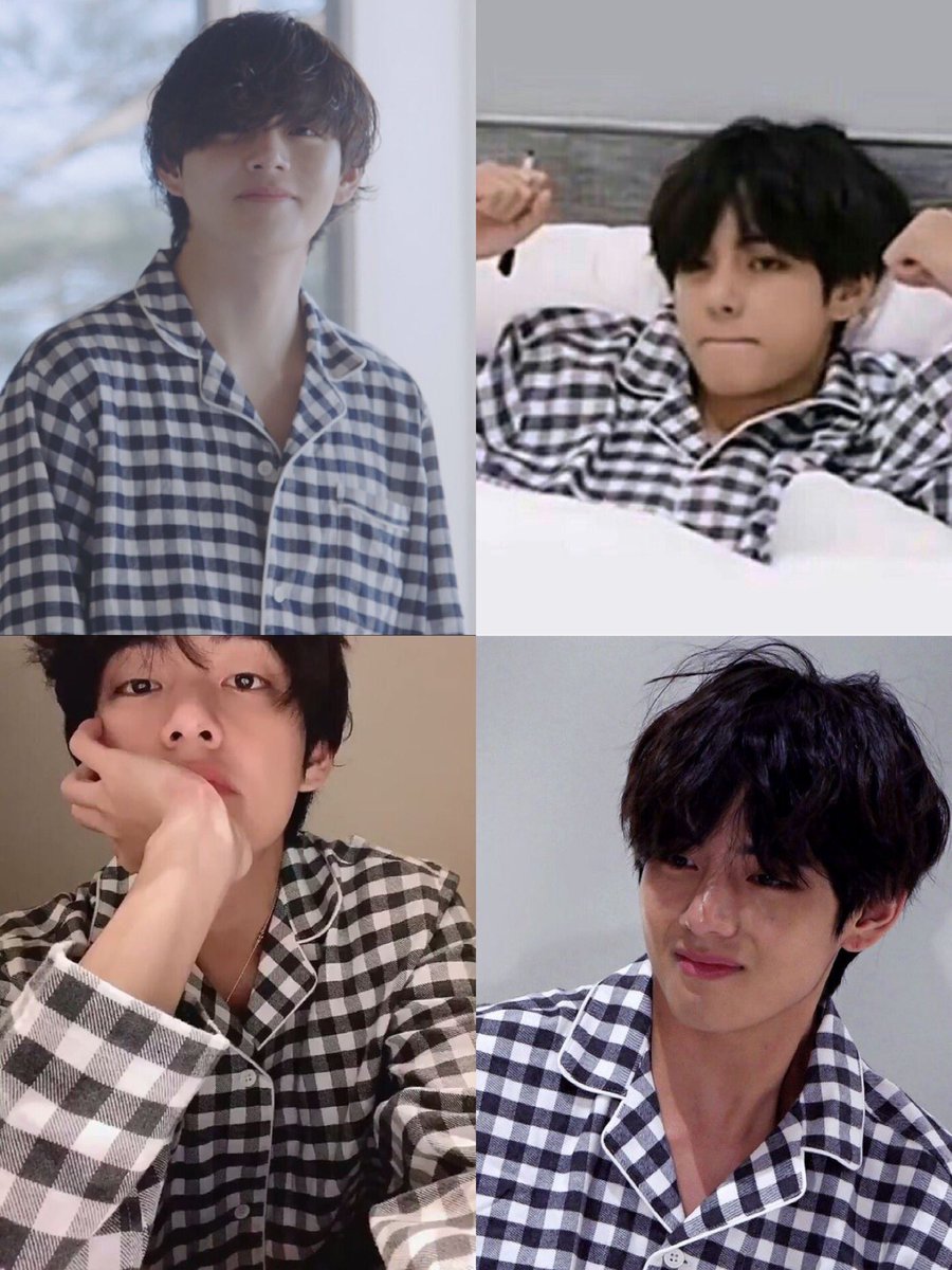 vanteficient's tweet photo. taehyung in these pajamas https://t.co/8O8WwCBgRn