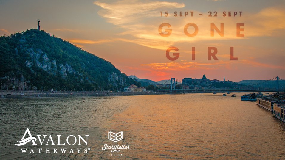 TheGillianFlynn's tweet photo. There are still tickets available to join me on the Avalon Waterways GONE GIRL CRUISE this September 15 - 22.

Details, deals, and full itinerary at the link below!

https://t.co/Ct6KKnOGYO https://t.co/KjRTe7RDkE
