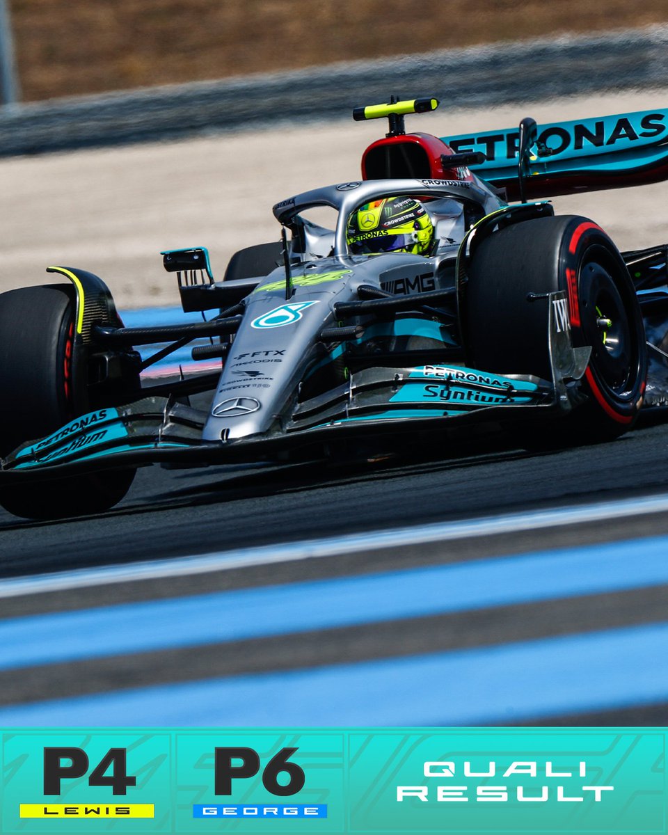 P4 and P6 on the grid for the #FrenchGP! 💪 Solid starting positions and plenty of opportunity ahead! 🦈