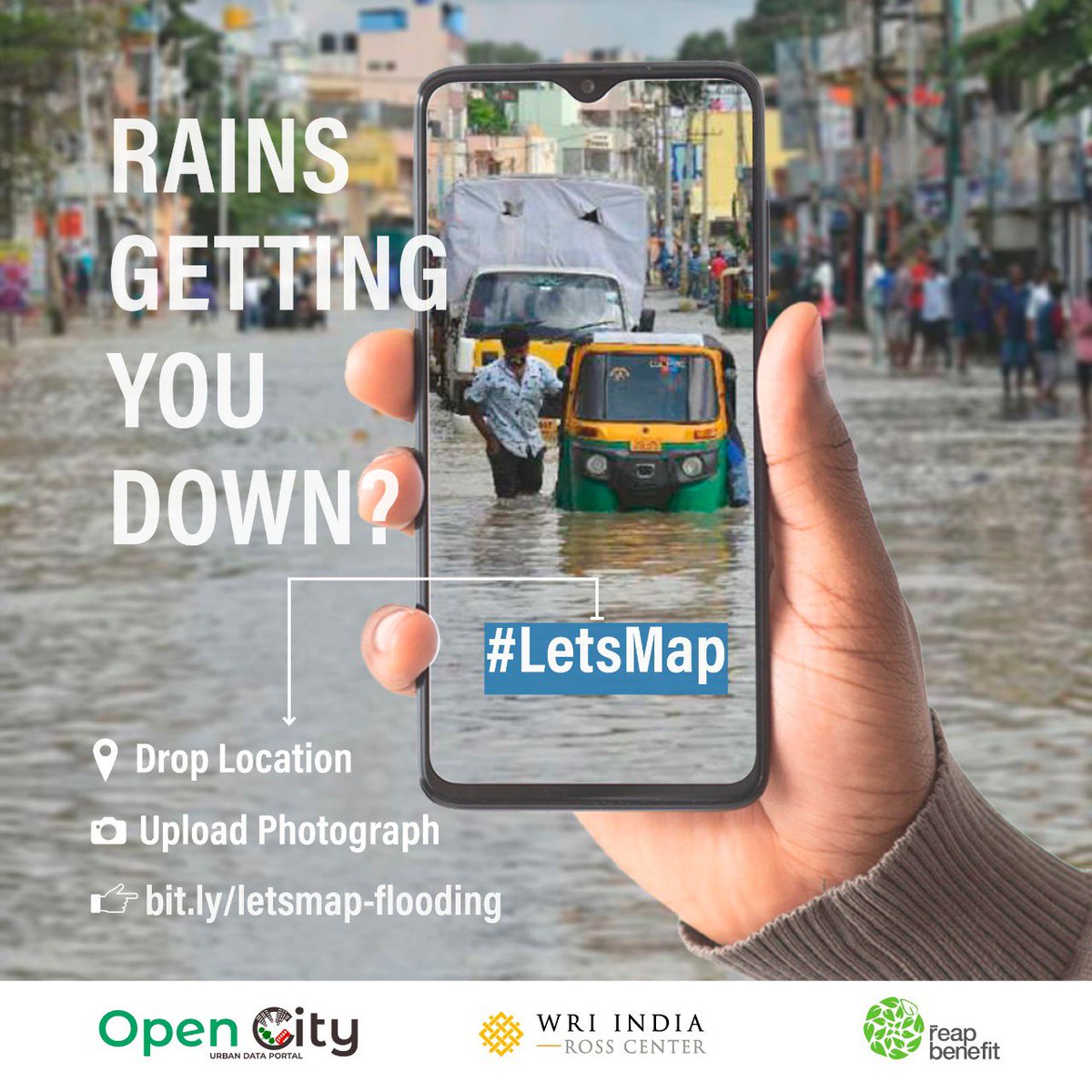 abhinand_gopal's tweet photo. Namaskara Bangaloreans, 

Need your help to track the #Flooding hotspots in the city. 

If you have faced the wrath of flooding, pls share with us your location and images. 

Link: https://t.co/qHPxoUwSIy

#LetsMap #BangaloreRains  #bengalururains #bengaluru 
#Monsoon2022 https://t.co/n4z61Y0T4K