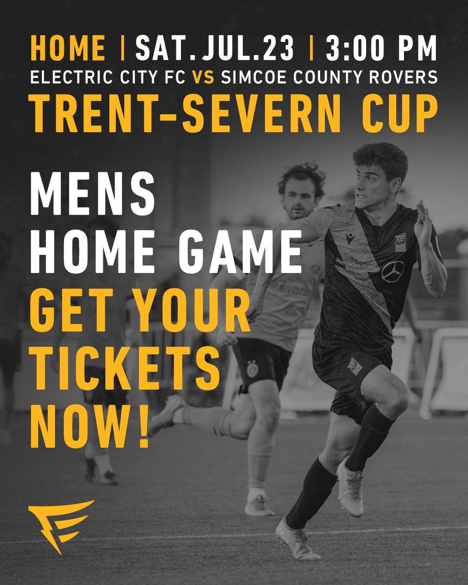 ⚡ TODAY! ⚡

📅: Saturday, July 23rd, 3:00 pm
🆚: Simcoe County Rovers
🏟️: Fleming College, Peterborough
🎟️: bit.ly/3ok1yq0

Preview => bit.ly/3Bek62O

#WeAreECFC | <a href="/L1OMens/">League1 Ontario, Men’s Division 🇨🇦</a>