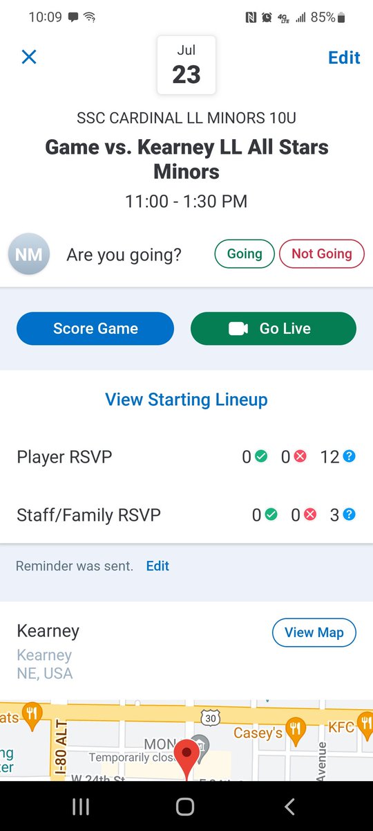 Cardinal Little League tweet media