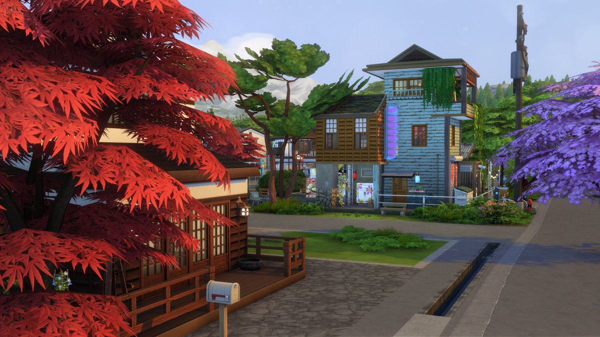 pictureamoebae's tweet photo. I forgot how to build! Knocked this up p. quickly. Llama Noodle Park! A park, and a restaurant. No CC, but will show as cc because I can't be bothered to take it all out and save again. Will upload later today, to patreon and the gallery.
#ts4 #thesims4 #ts4lots https://t.co/fMzg9lLNCq