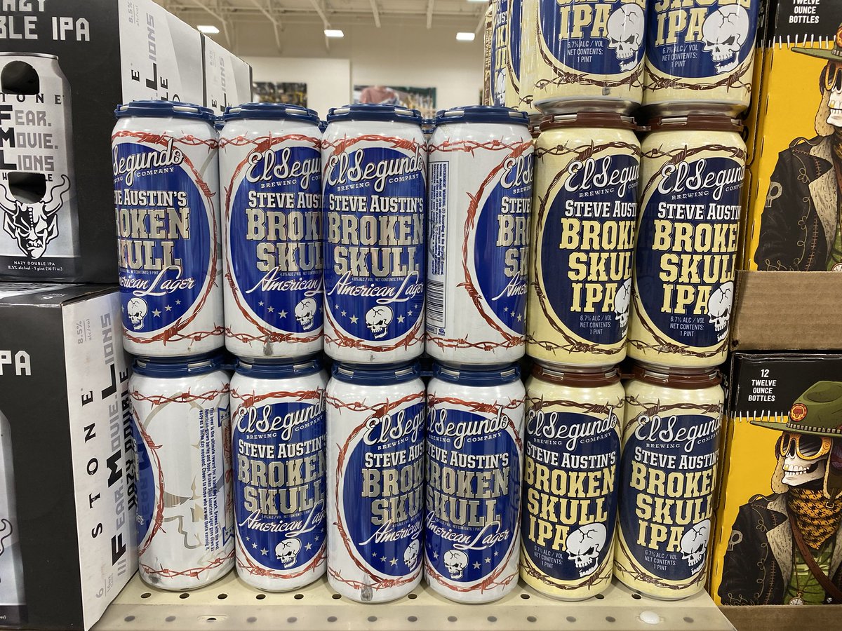 Jim_Seneker's tweet image. ⁦@steveaustinBSR⁩ Well they’ve finally made their way to Chicago. Plan to open up a big fat can whoop ass on these cans later. #OHHELLYEAH🍻🍺🍻🍺