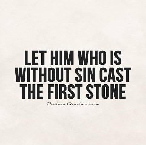 Sunita_Says_'s tweet photo. Before you criticize anyone, remember that we have all sinned. You are no better than anyone else... think before you speak.....!!! 
✍#GettingThroughLife https://t.co/fepiNQBrVQ