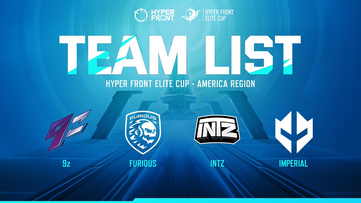 HyperFrontBr's tweet image. 2022 Hyper Front Elite Cup
(America Division) equipes anunciadas oficialmente! Na América, @INTZ, @imperialesports , @FuriousGamingLA e @9zTeam serão os que lutarão até o fim. 

No dia 30 de julho, o Torneio será iniciado. 

Você está pronto para o espetáculo?
