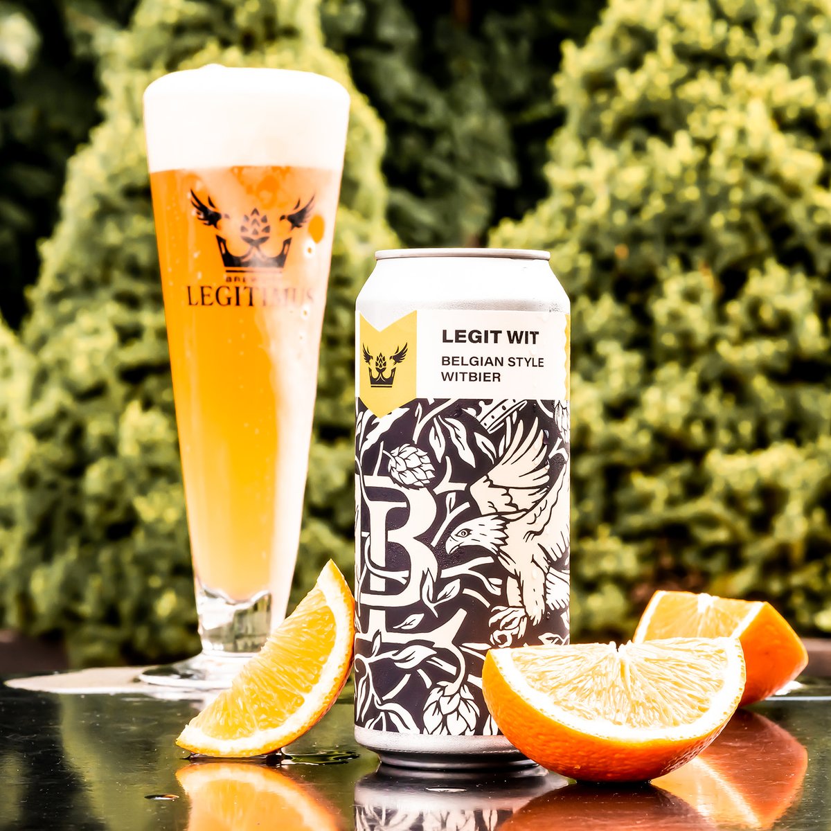 Cool off with something cold and refreshing! Legit Wit should do the trick. Samba's Cuisine Food Truck is with us so you don't have to cook!