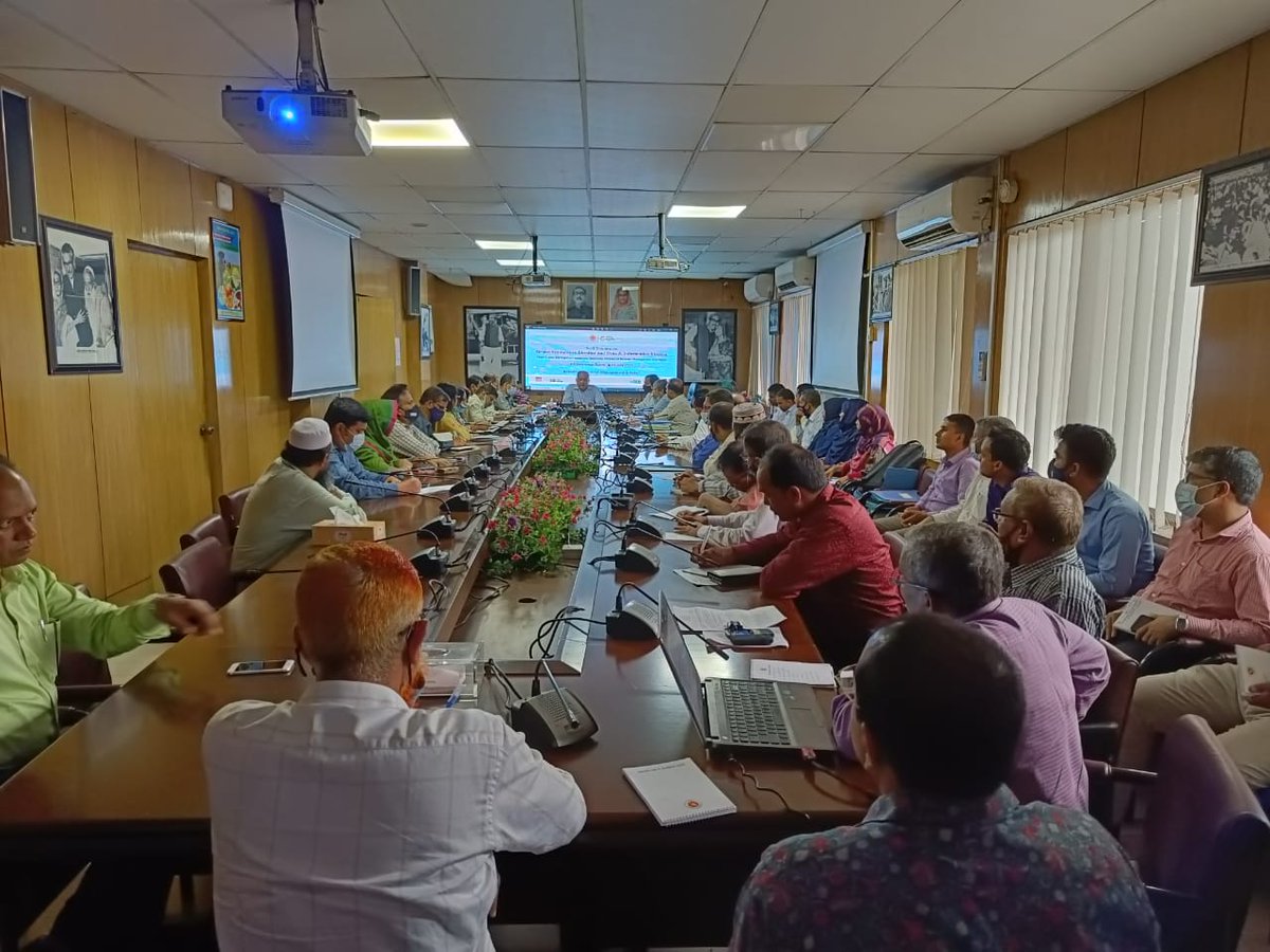 NRP_DDM's tweet photo. To strengthen SFDRR monitoring &amp; reporting capacity, recently the project organized trainings for staffs (54) of MoDMR &amp; DDM on Sendai Framework Monitor. That focused on how to collect required data; process them and their role in SFDRR monitor following the guidelines of UNDRR. https://t.co/tWi7NSzCME