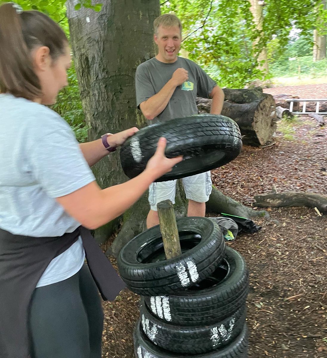 BuryRUFC_Women's tweet photo. Fantastic team building day! Putting our communication skills, teamwork and problem solving to the test. As well as over coming some fears of heights. #bury #teambuilding #womensrugby https://t.co/tXSLQMvVGm