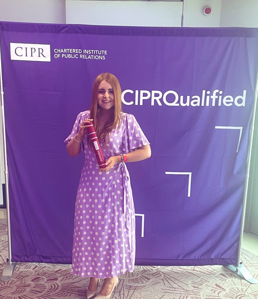 After three long years, finally graduating with my CIPR in public relations 👩‍🎓🎉

So grateful for where it’s got me today 

#CIPRqualified