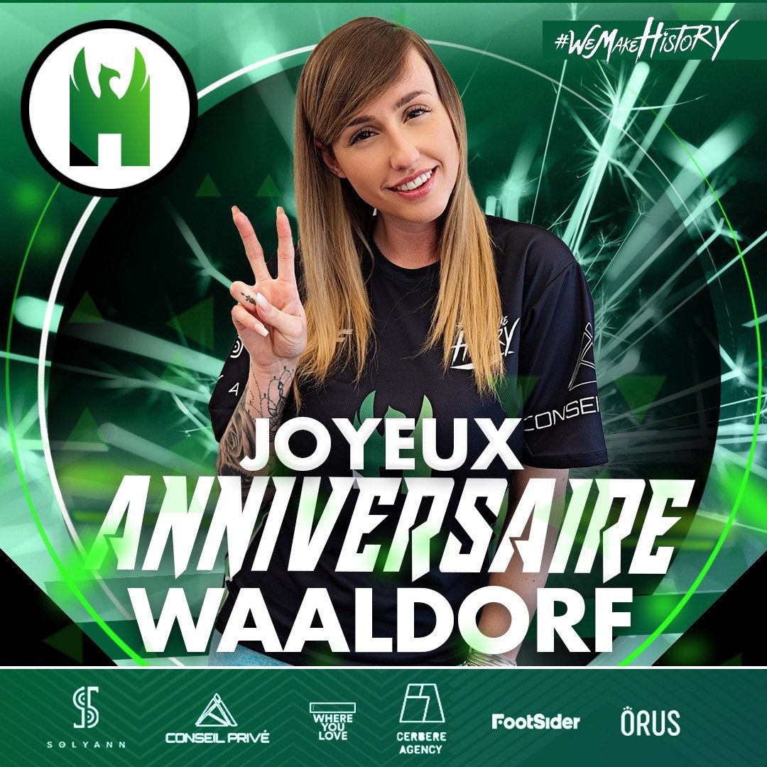 🟢⚫️ HAPPY BIRTHDAY WAALDORF 🟢⚫️⁠
⁠
Joyeux anniversaire à notre content creator @Waaldorf_o ! 🔥⁠

Toujours aussi souriante, on te souhaite plein de bonheur et de réussite dans ta vie ! 🥰

#WeMakeHistory 🟢⚫️