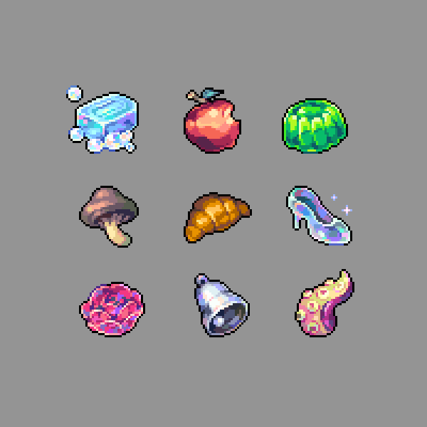 Trying to get comfortable with vivid colors... I think it's going well  #pixelart  #ドット絵