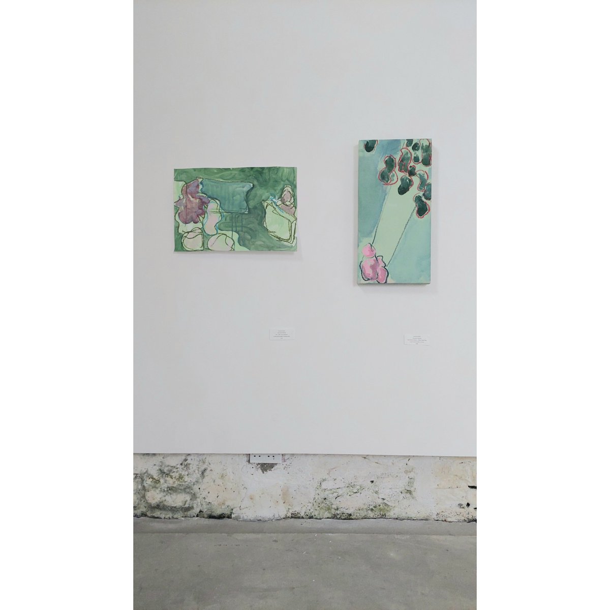Two of Alannah Murphy’s 'Anecdotal Paintings' are currently on show in this summer's graduate show 'What's Going On In The Garden?'. Ongoing until August 20th.