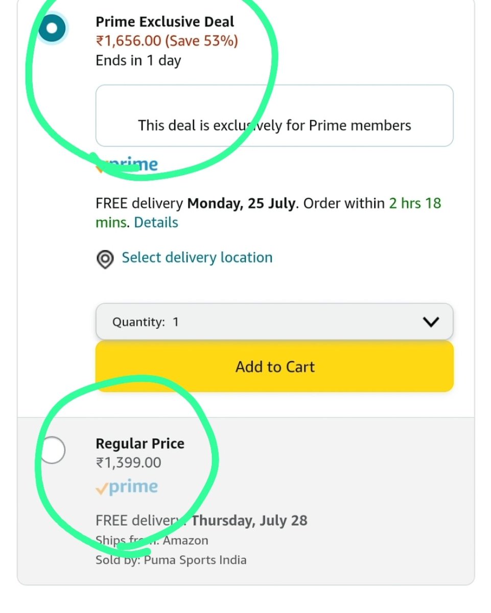 _ronylobo's tweet photo. @amazonIN 😀

Deal of the day for Prime Members: Puma Men's Cliff Idp Shoe https://t.co/MgTD2T7SwJ https://t.co/FTxiGLTYKY