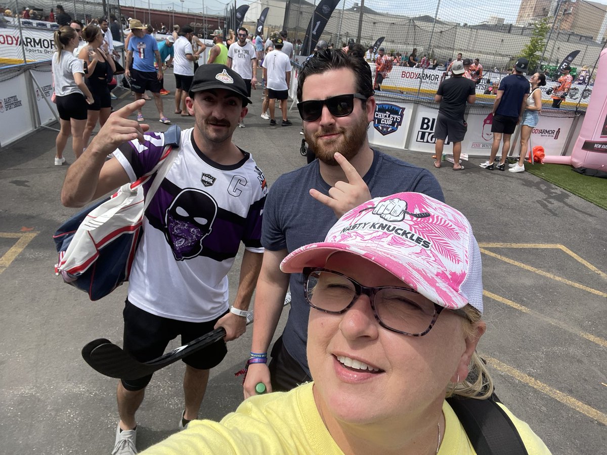 Day two just got a lot better !!  <a href="/DoctorDonaghey/">Connor Donaghey</a> <a href="/ChicletsCup/">The Chiclets Cup</a> <a href="/spittinchiclets/">Spittin' Chiclets</a> <a href="/BizNasty2point0/">Paul Bissonnette</a>  <a href="/RearAdBsBlog/">Rear Admiral</a>