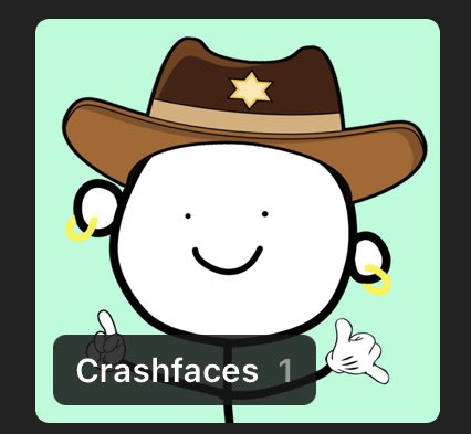 Echoing the latest announcement which can be found in our discord, @RiseOfSolApes Ancient Alienz DAO has just acquired one Crash Faces by <a href="/pokerfaces_sol/">Pokerfaces</a> 

Our DAO Treasury now holds
-50 <a href="/degenzgame/">DEGENZ GAME</a> 
-4 <a href="/NexiLabs/">Nexi Labs</a> 
-5 @vbagame 
AAAND 
-1 Crashface 

Not bad for a 5 Sol raise..