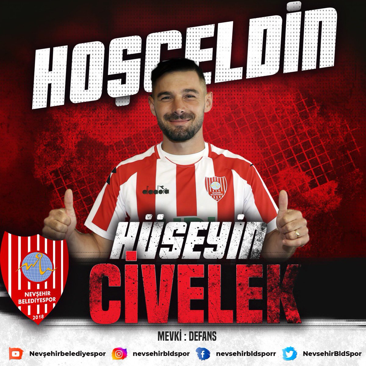 ⚡️Hüseyin Civelek⚡️

👉 Sol Bek

Yeni sezonda bizimle beraber…❤️🤍