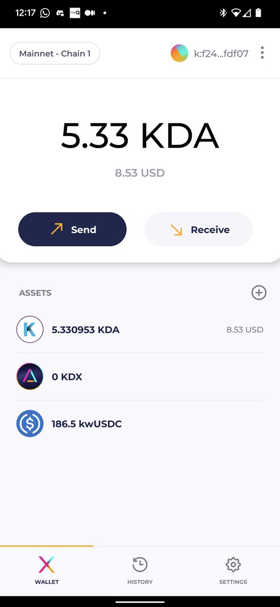 Got my kwUSDC in my Xwallet. <a href="/KaddeXofficial/">Ecko</a>