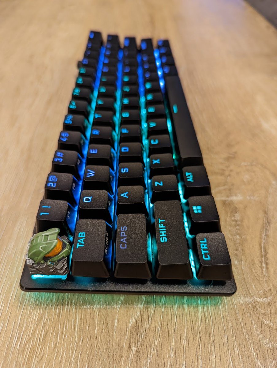 Trying out the K70 RGB Pro Wireless this next week 60% Mechanical keyboard with interchangeable keys AND switches :D Thanks to my sponsor @Corsair for sending it over!