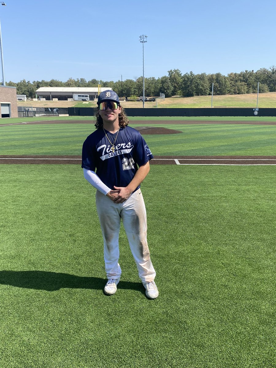 FiveToolTexas's tweet photo. #FiveToolWS F: @DTigerBaseball Finnegan 17U 10, THZ Baseball 9
PoG: @BlakeFarrow8 1-2, HR, 3 RBI, R
Hitter: Eli Shannon 2-3, 2B, 2 RBI, R
Notable: Coleman Prine 1-3, HR, 2 RBI, R https://t.co/AFHbGULMq0