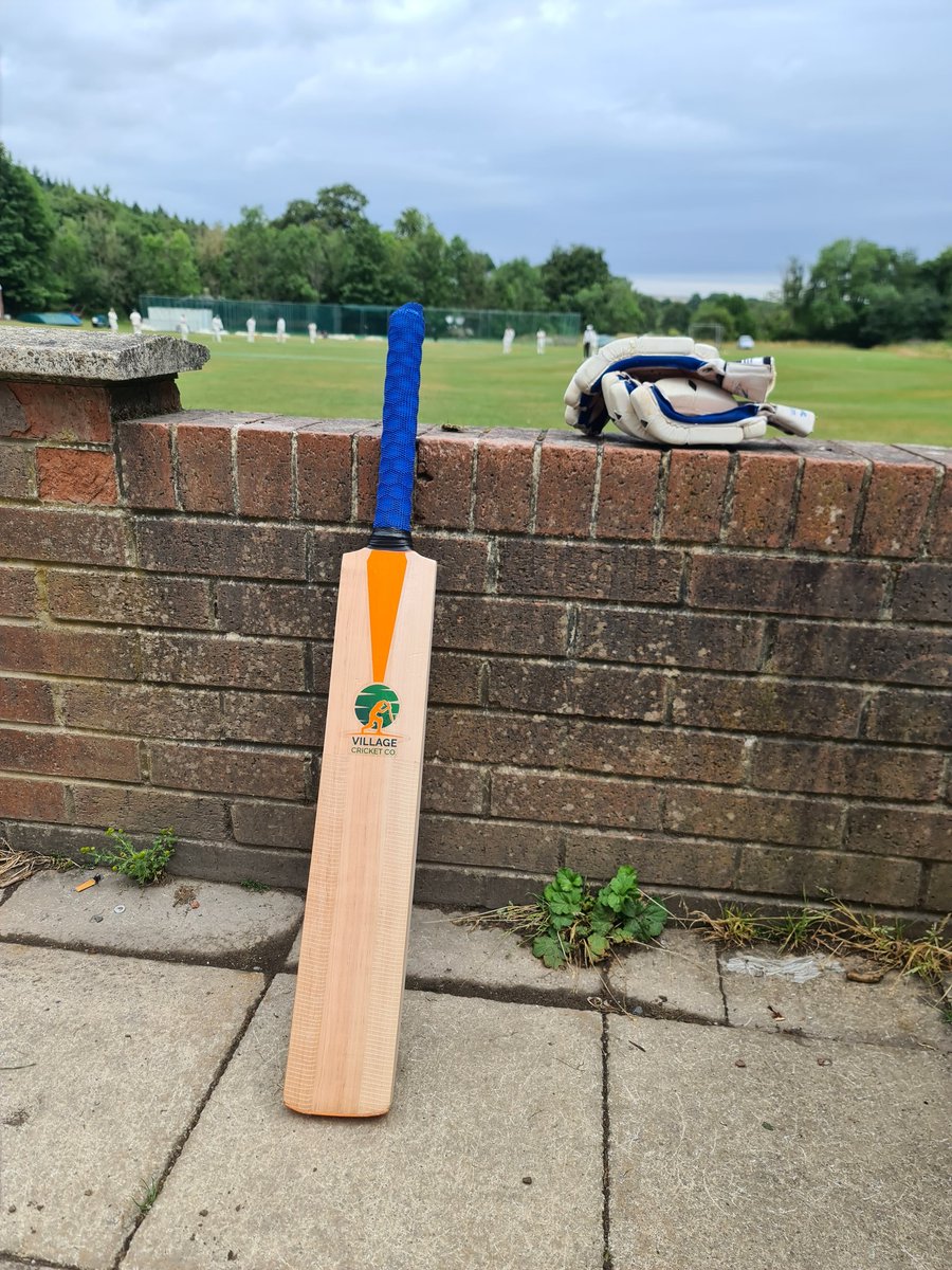 Just before I went into bat and got a duck. First game back in 24yrs, now onto the next one. #cricket #batting #villagecricket @wecricket_ <a href="/cricketdistrict/">Cricket District</a>
