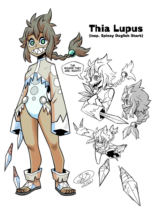 Shark Week is coming and I'll be doing nothing but Fish Out of Water art for the whole week

So while I'll be drawing the characters I've already designed I'd like to do some more!

Gimme some weird and wacky marine animals to make characters out of! 