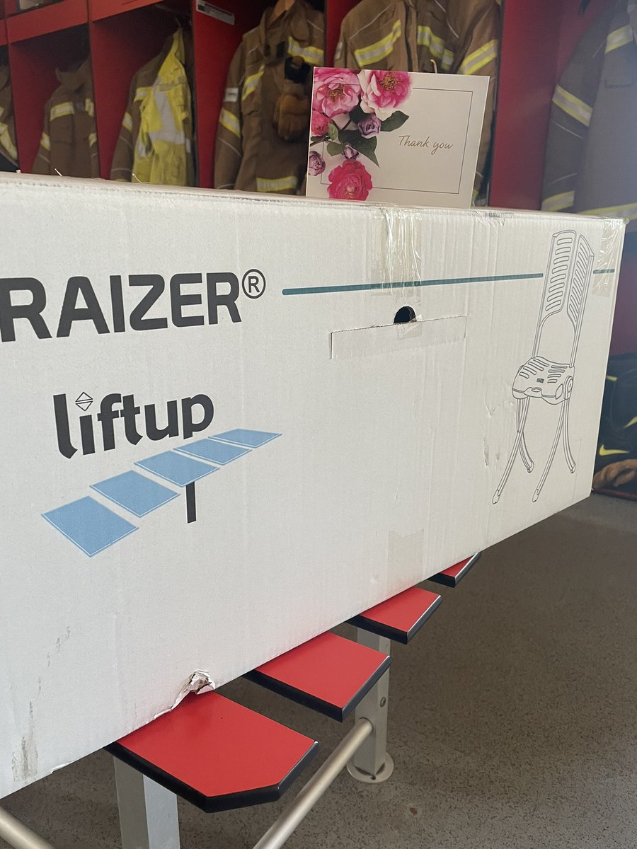 It’s always nice receive a Thankyou card 😃 this time from a care home that I recently delivered and demonstrated the amazing Raizer chair to.