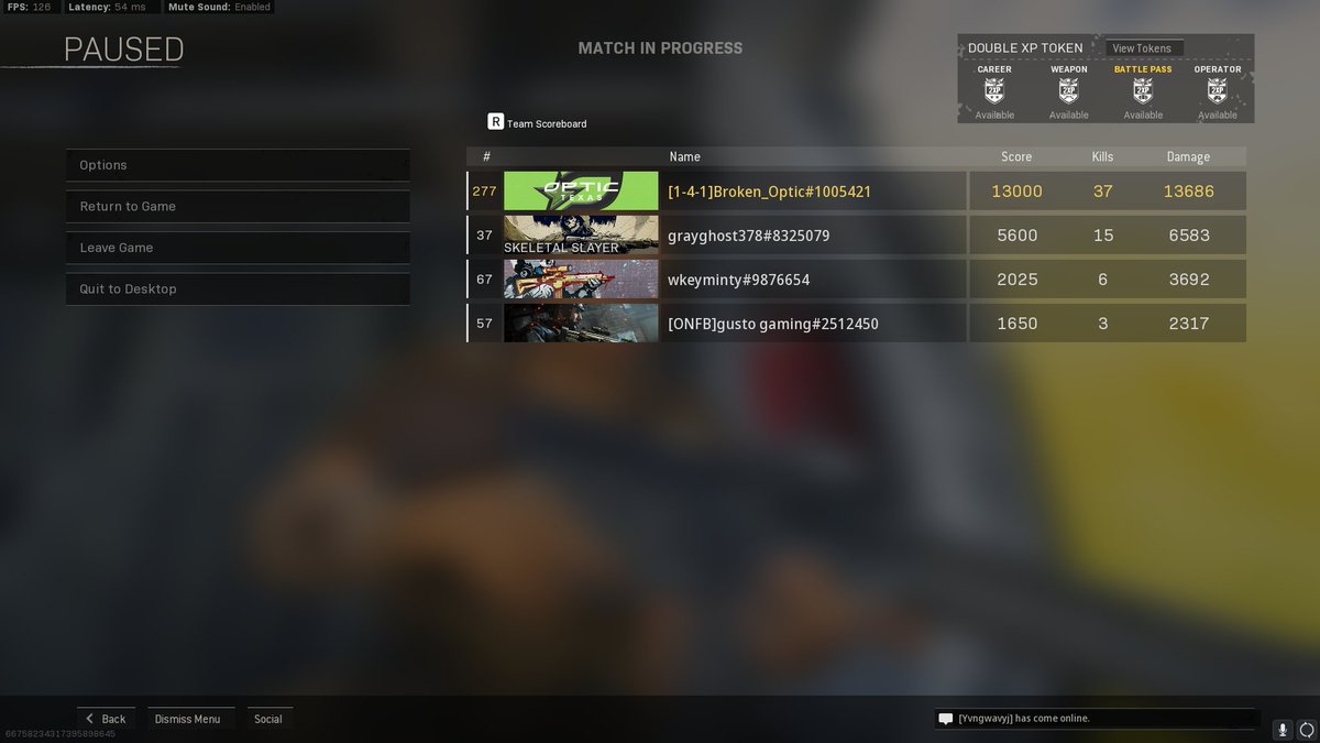 BrokenOptic's tweet image. First game on type shit 😎 #NorCalCOD