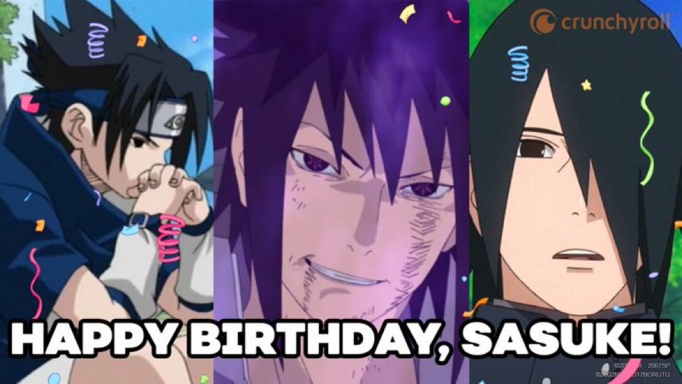 Naruto On Twitter STOP What Your Doing And Wish Sasuke A Happy FYXYQOLXoAAULlL Large