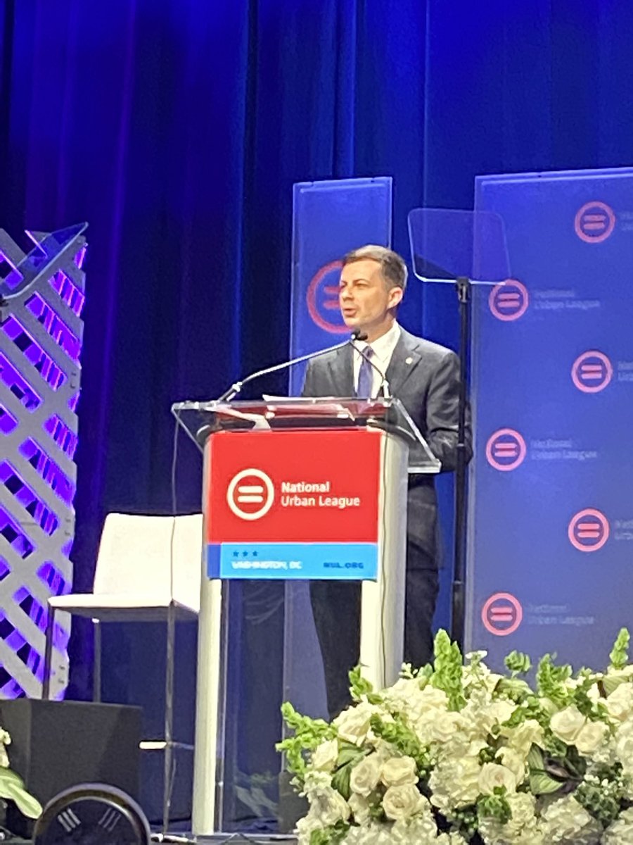 Important remarks made at the @UPS_Foundation sponsored #NULCONF22 . The Secretary of Transportation @SecretaryPete addressed the @NatUrbanLeague audience with pointed remarks on the equity of transportation. “We know that good transportation can empower and connect”