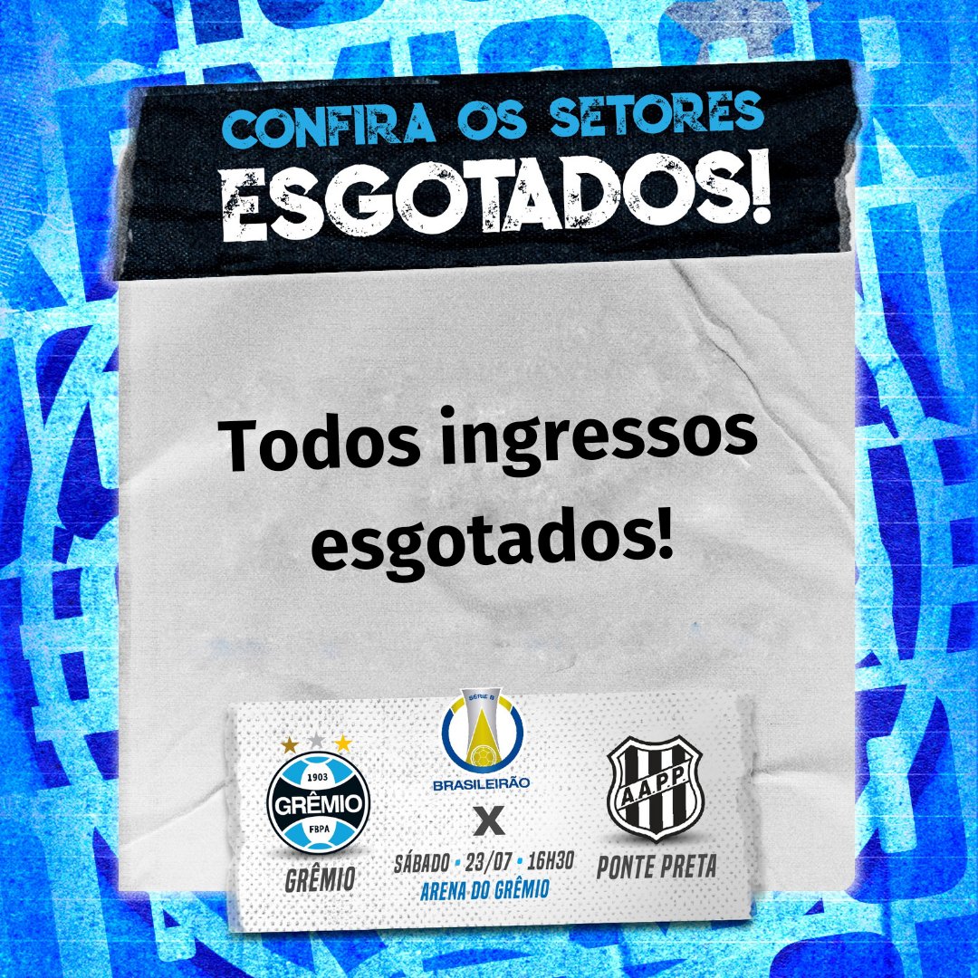 Ingressos Grêmio X Atlético-MG