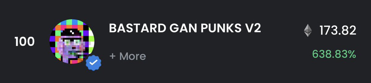 <a href="/bganpunks/">BASTARD GAN PUNKS</a> you apes 🫡

cc <a href="/FloorDAO/">FloorDAO Intern</a> <a href="/RoscoKalis/">Rosco Kalis</a> 

OS + Sushiswap volume pumping off the post

Who’s winning off this?
- Floor DAO printing fees
- Bgans printing creator royalties

I own no bgans but happy for the collection &amp; its LP’s 🤝