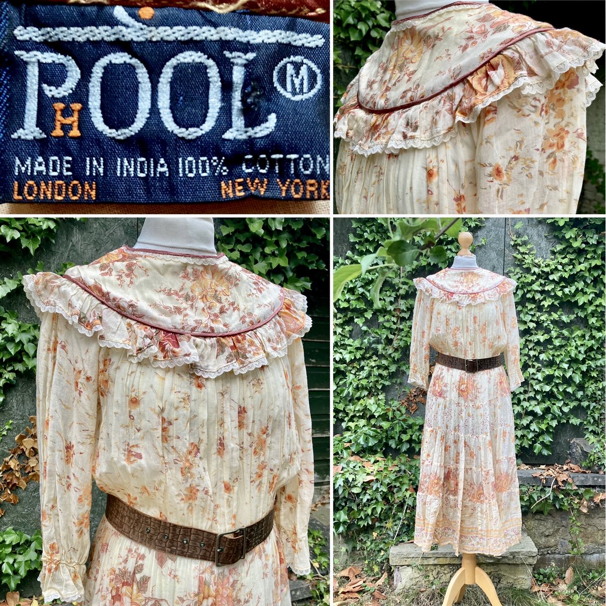 ginminvin's tweet photo. #sneakpeek coming soon to #etsy.com/uk/shop/GINGERMINTVINTAGE #PHOOL #1970sFashion #vintagestyle #prairiedress #cottagecore #romanticstyle #indiansummer #indiancotton #sheercotton #etherealdress #floatydress #summerdress #vintagebride #romanticdress #classic70s #1970sdress https://t.co/QP8gd8O9eg