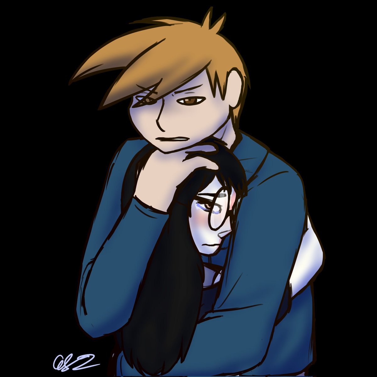 CallyManes's tweet photo. Don't upset Sean, his fiancé might bite.
#Artfight2022
Daniel is owned by me, and the one in glasses (Sean) belongs to @ToxicWipz https://t.co/Wl46PD6gHX
